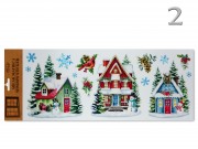 Karácsonyi ablakmatrica 48x20cm 312314 2f
