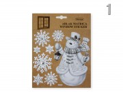 Karácsonyi ablakmatrica feh...