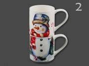 Karácsonyi bögre szett 2db 265ml Q96001100 4f