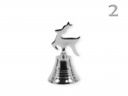 Karácsonyi csengettyű ezüst 10cm A98810320 3f