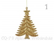Karácsonyi dekoráció arany 16cm CAA650230 3f