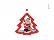 Karácsonyi dekoráció piros 10cm DH8008480 6f