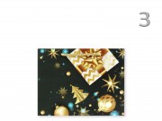 Karácsonyi dísztasak fekvő kicsi 14x6x11cm 639455 4f