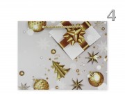 Karácsonyi dísztasak fekvő nagy 32x12x26cm 639431 4f