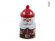Karácsonyi fémdoboz 2 szintes 11x21cm 170493130 4f