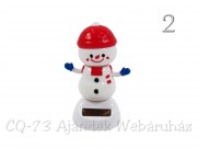 Karácsonyi figura napelemes mozgó 14cm H07302430 6f