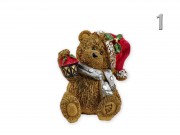 Karácsonyi maci figura 9,5cm ALX618640 4f