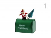 Karácsonyi postaláda +figura 8x11cm DH8054030 3f