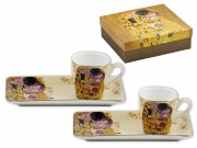 Kávés csésze szett Klimt Csók 2+2db díszdobozban KLIMT0097