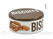 Kekszes fémdoboz kerek Biscuits 20cm 679558530 2f