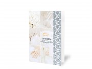 Képeslap esküvői glitteres + boríték 12x17cm 237060