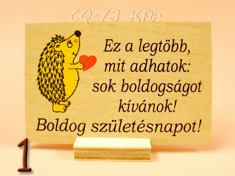 Kis talpas fatábla szülinapi idézetek ajándék ötletek