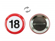 Kitűző sebességkorlátozó 18-as évszámos 5,5cm MK30397