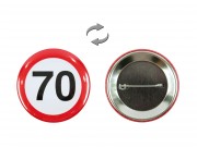 Kitűző sebességkorlátozó 70-es évszámos 5,5cm MK30465