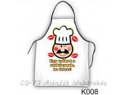 Kötény K008 Egy csókot a szakácsnak ha ízlett!