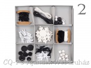 Kreatív hobbi kellékek fekete-fehér 9 fakkos DH9672290