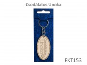 Kulcstartó Csodálatos Unoka 3,5x11cm FKT153