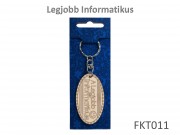 Kulcstartó Legjobb Informatikus 3,5x11cm FKT011