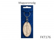 Kulcstartó Magyarország 3,5x11cm FKT118