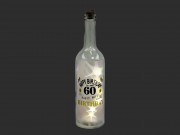 LEDes világító boros üveg Happy 60th Birthday 636128