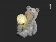 LEDes világító gyerek figura maci ruhában 17cm APF470360 2f