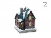 LEDes világító házikó 12cm AAA910150 5f