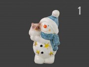 LEDes világító hóember figura + állat 20cm APF477840 2f