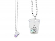 LEDes világító nyaklánc+poh...