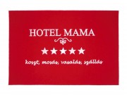 Lábtörlő Hotel Mama piros 60x40cm