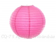 Lampion gömb pink 30cm 372163