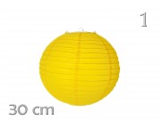 Lampion kék/zöld/sárga 30cm 6f