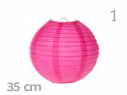 Lampion rózsaszín/pink/lila 35cm 201664 6f