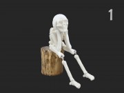 Lógólábú csontváz 7,5cm 430996 3f