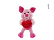 Lógólábú plüss állat szívvel 24cm GB5021