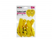 Lufi Smiley sárga 5db 30cm 20956