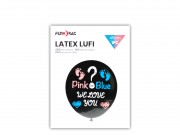 Lufi babaváró Pink or Blue 45cm 233925