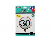 Lufi fólia 30-as évszámos 45cm 602814