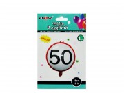 Lufi fólia 50-es évszámos 45cm 602838