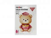 Lufi fólia Ballagó maci rózsaszín 89cm 663283