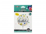 Lufi fólia Happy Birthday 45cm 612540