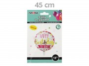 Lufi fólia Happy Birthday to you 45cm 605631