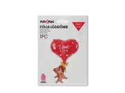 Lufi fólia Maci szívvel I love you 84cm 656100