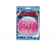 Lufi fólia bubble Baby Girl rózsaszín 56cm Q10035