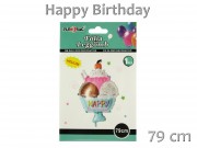 Lufi fólia fagyikehely Happy Birthday 79cm 222530