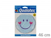 Lufi fólia smile kék 46cm Q99576