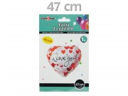 Lufi fólia szív I love you 47cm 610720