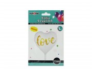 Lufi fólia szív Love 53cm 611406