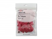 Lufi rózsaszín 50db 23cm 655417