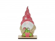 Manó virággal rózsaszín 18cm 064938