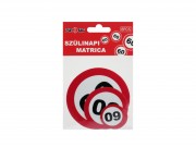 Matrica 60-as évszámos szülinapi 8db 623614